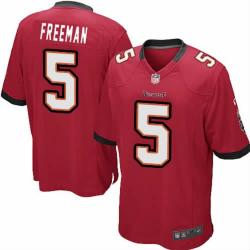 [NEW,Game] Josh Freeman Football Jersey -Tampa Bay #5 FOOTBALL Jerseys(Red)