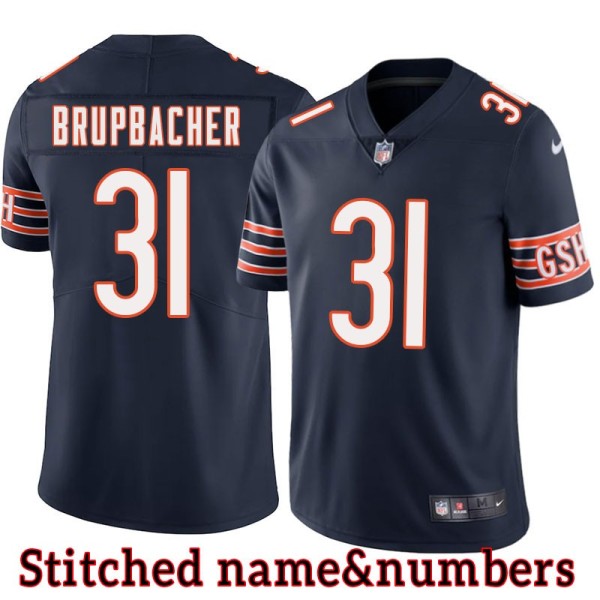 Navy Home Ross Brupbacher Jersey Chicago Bears #31