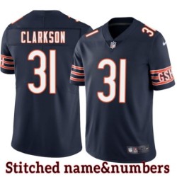Navy Home Stu Clarkson Jersey Chicago Bears #31