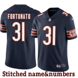 Navy Home Joe Fortunato Jersey Chicago Bears #31