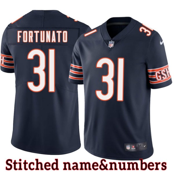 Navy Home Joe Fortunato Jersey Chicago Bears #31