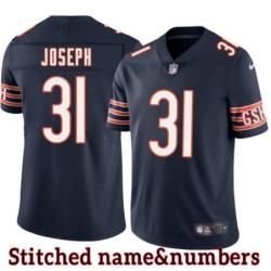 Navy Home Michael Joseph Jersey Chicago Bears #31