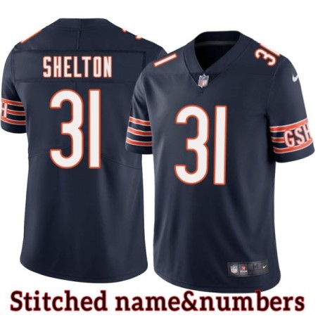Navy Home Daimon Shelton Jersey Chicago Bears #31