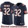 Navy Home Chris Brewer Jersey Chicago Bears #32