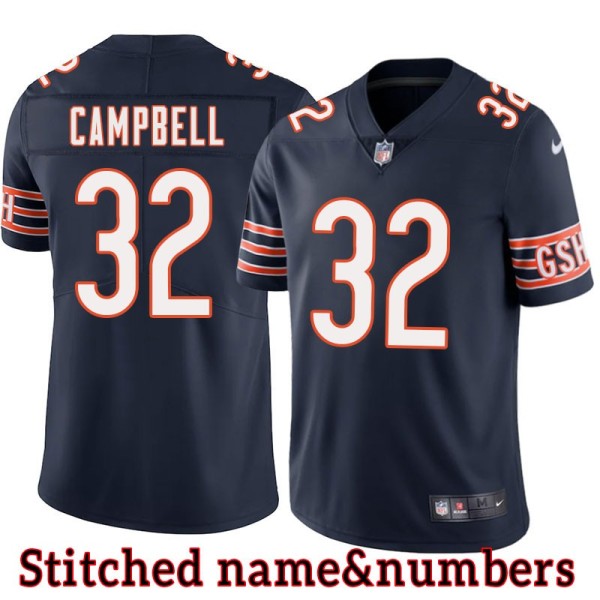 Navy Home Leon Campbell Jersey Chicago Bears #32