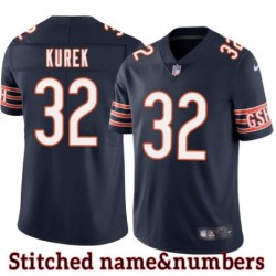 Navy Home Ralph Kurek Jersey Chicago Bears #32