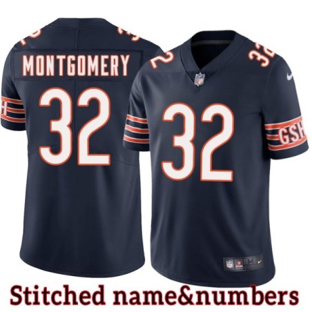 Navy Home David Montgomery Jersey Chicago Bears #32