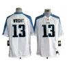 [NEW,Game] Kendall Wright Football Jersey -Tennessee #13 FOOTBALL Jerseys(White)