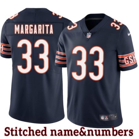 Navy Home Bob Margarita Jersey Chicago Bears #33