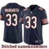 Navy Home Bob Margarita Jersey Chicago Bears #33