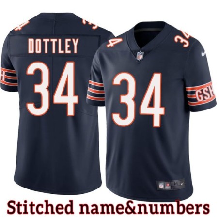 Navy Home John Dottley Jersey Chicago Bears #34
