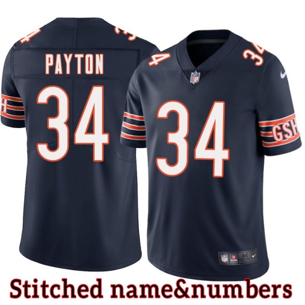 Navy Home Walter Payton Jersey Chicago Bears #34