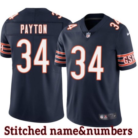 Navy Home Walter Payton Jersey Chicago Bears #34
