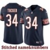 Navy Home Bill Tucker Jersey Chicago Bears #34