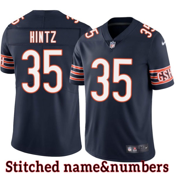 Navy Home Mike Hintz Jersey Chicago Bears #35