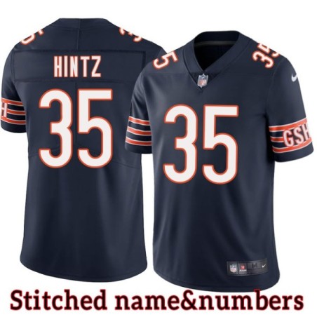 Navy Home Mike Hintz Jersey Chicago Bears #35