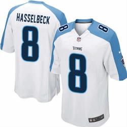 [NEW,Game] Matt Hasselbeck Football Jersey -Tennessee #8 FOOTBALL Jerseys(White)