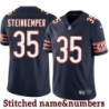 Navy Home Bill Steinkemper Jersey Chicago Bears #35