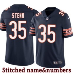Navy Home Paul Stenn Jersey Chicago Bears #35