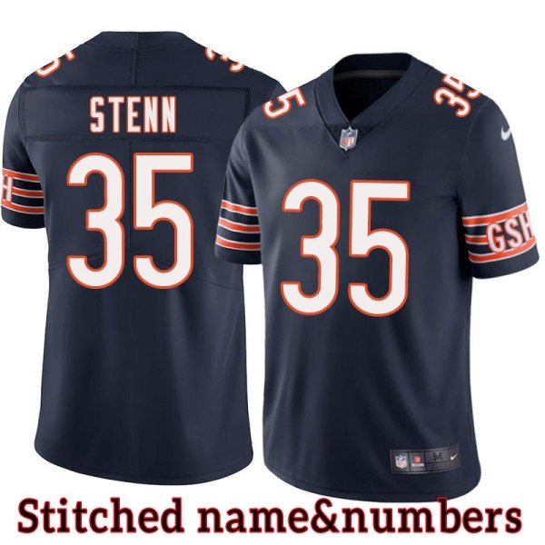 Navy Home Paul Stenn Jersey Chicago Bears #35