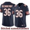 Navy Home Billy deCorrevont Jersey Chicago Bears #36