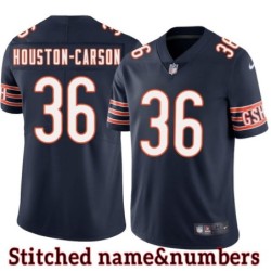 Navy Home DeAndre Houston-Carson Jersey Chicago Bears #36