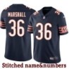 Navy Home Anthony Marshall Jersey Chicago Bears #36