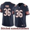 Navy Home Markus Paul Jersey Chicago Bears #36