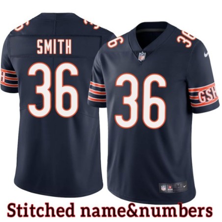 Navy Home J.D. Smith Jersey Chicago Bears #36