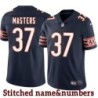 Navy Home Bob Masters Jersey Chicago Bears #37