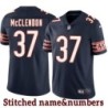 Navy Home Willie McClendon Jersey Chicago Bears #37