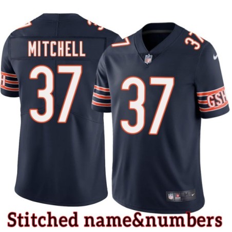 Navy Home Charlie Mitchell Jersey Chicago Bears #37