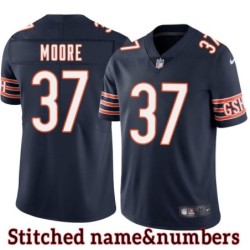 Navy Home Damon Moore Jersey Chicago Bears #37