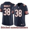 Navy Home Ed Bradley Jersey Chicago Bears #38