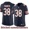 Navy Home Sam Francis Jersey Chicago Bears #38