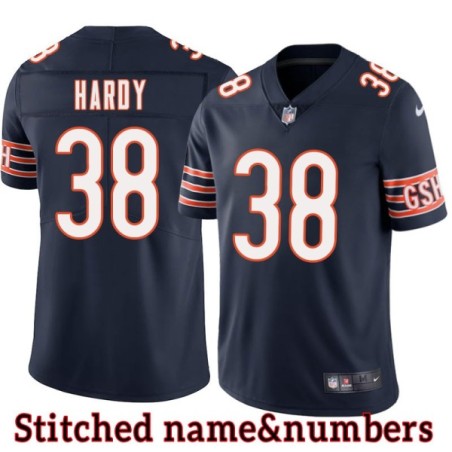 Navy Home John Hardy Jersey Chicago Bears #38