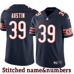 Navy Home Reggie Austin Jersey Chicago Bears #39