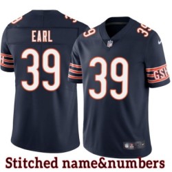 Navy Home Robin Earl Jersey Chicago Bears #39