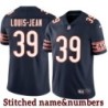 Navy Home Al Louis-Jean Jersey Chicago Bears #39