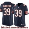 Navy Home Reggie Sanderson Jersey Chicago Bears #39