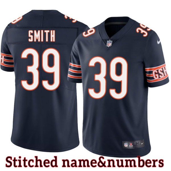 Navy Home J.D. Smith Jersey Chicago Bears #39
