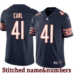 Navy Home Harland Carl Jersey Chicago Bears #41