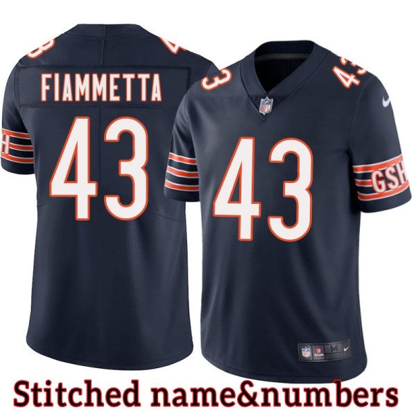 Navy Home Tony Fiammetta Jersey Chicago Bears #43