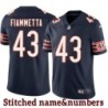 Navy Home Tony Fiammetta Jersey Chicago Bears #43