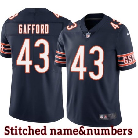 Navy Home Thomas Gafford Jersey Chicago Bears #43