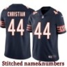 Navy Home Bob Christian Jersey Chicago Bears #44