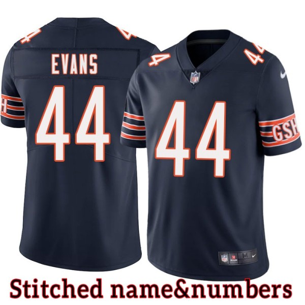 Navy Home Earl Evans Jersey Chicago Bears #44
