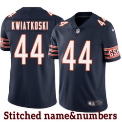 Navy Home Nick Kwiatkoski Jersey Chicago Bears #44