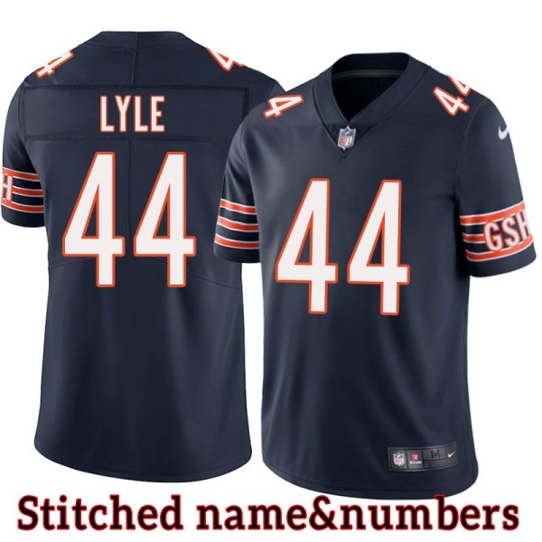 Navy Home Garry Lyle Jersey Chicago Bears #44