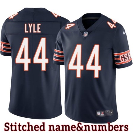 Navy Home Garry Lyle Jersey Chicago Bears #44